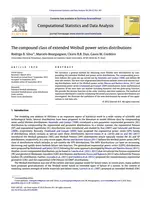 The compound class of extended Weibull power series distributions
