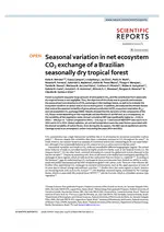 Seasonal variation in net ecosystem co2 exchange of a Brazilian seasonally dry tropical forest